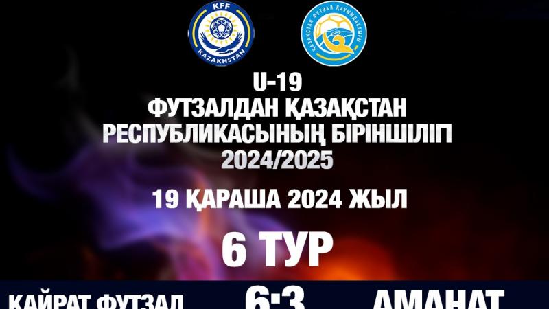 U-19 Первенство РК среди юношей 2024/2025 - 6 тур